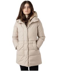 Woolrich - Luxe puffy 2in1 parka mit abnehmbarer kapuze - Lyst
