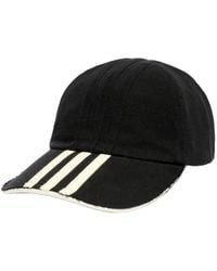 Y-3 - Accessoires ,Zwart ,Stripes Cap - Lyst