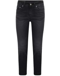 Dondup - Monroe skinny jeans - largo al tobillo - Lyst