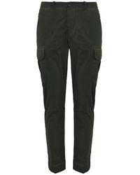 Rrd - Pantaloni slim fit in tessuto tecnico verde - Lyst