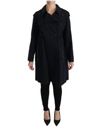Dolce & Gabbana Baumwoll-Trenchcoat - Blau
