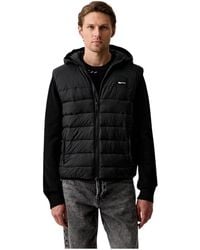 KARL LAGERFELD - Gewatteerd Vest Met Capuchon - Lyst