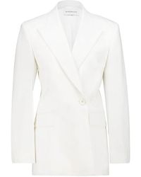 Givenchy - Double-Breasted Jas Van Wol En Mohair - Lyst