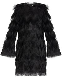 Munthe - Kleedjes ,Zwart ,Polyester Ratti Jurk - Lyst