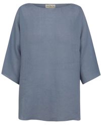 Cortana - Overhemden ,Blauw ,Oversized Top - Lyst