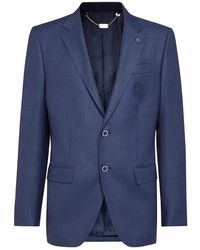 Billionaire - Jassen ,Blauw ,Wol Crest Blazer - Lyst