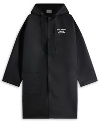 Drole de Monsieur - Waterafstotende Parka Jas Met Slogan - Lyst