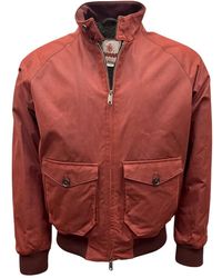 Baracuta - Korte Rode Waxjas Harrington Stijl - Lyst