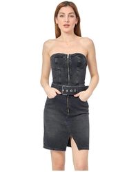 Karl Lagerfeld - Kleider Schwarz - Lyst