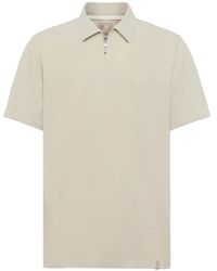 BOGGI - Organisches baumwollmischung piqué polo shirt - Lyst
