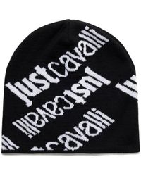 Just Cavalli - Accessoires ,Zwart ,Zwarte Stijlvolle Hoeden Collectie - Lyst