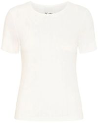 Ichi - Tops ,Wit ,Ihcella T-Shirt - Lyst