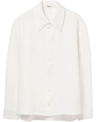 Séfr - Overhemden ,Wit ,Katoen Bobby Shirt - Lyst