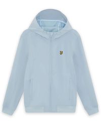 Lyle & Scott - Jassen ,Blauw ,Leer Mesh Back Softshell Jacket - Lyst