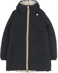 K-Way - Jassen ,Zwart ,Nylon Denise St Thermo Reversible Jacket - Lyst