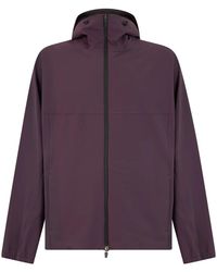 Herno - Jassen ,Paars ,Lichtgewicht Jack Met Capuchon - Lyst