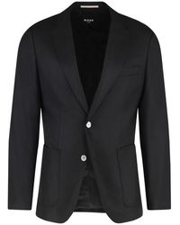 HUGO - Klassische Wolljacke Mit Reverskragen - Lyst