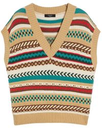 Weekend by Maxmara - V-Neck Knitwear - Lyst
