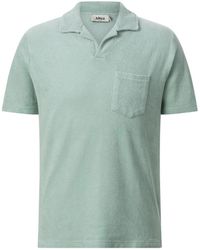 Altea - Tops ,Groen ,Katoen Terry Katoen Polo - Lyst