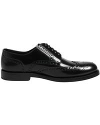 Dolce & Gabbana - Brogue Leather Oxford Shoes - Lyst
