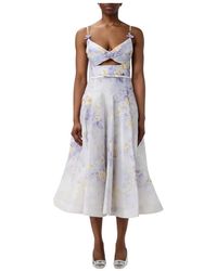 Zimmermann - Midi Dresses - Lyst