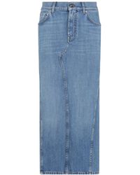 Givenchy - Denim Skirts - Lyst