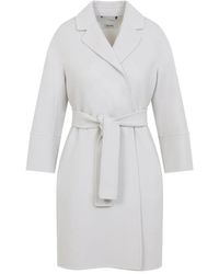 Max Mara - Jassen ,Grijs ,Wol Arona Coat - Lyst