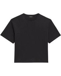 Theory - Boxy Tee Aus Baumwolljersey - Lyst