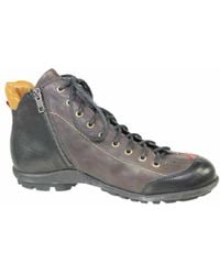 Think! - Zwarte Veterschoenen - Lyst