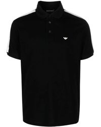 Emporio Armani - Es Polo-Shirt mit Streifen-Detail - Lyst