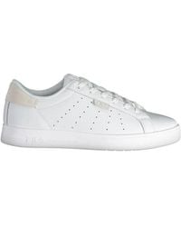 Fila - White Leather Sneaker - Lyst