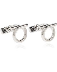 Ferragamo - Gemelli a forma di logo - Lyst