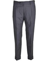 BERWICK  1707 - Broeken ,Grijs ,Wol Broek - Lyst