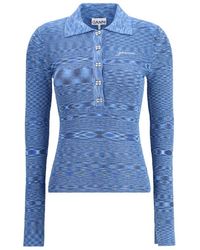 Ganni - Polo Shirts - Lyst