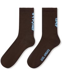 Axel Arigato - Ondergoed ,Bruin ,Katoen Floral Jacquard Socks - Lyst