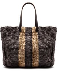 P.A.R.O.S.H. - Gewebte Shopper-Tasche Aus Fasern - Lyst