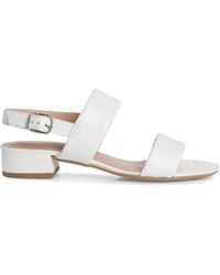 Tamaris - Weiße lässige offene flache sandalen - Lyst