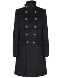 Balmain - Double-Breasted Coats - Lyst