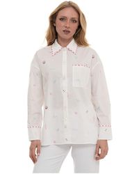 Pennyblack - Overhemden ,Wit ,Katoen Pbbricetta Blouse - Lyst