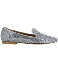 Anna F. - Glitzer Mokassin Slip-On Schuh - Lyst