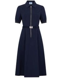 Prada - Midi Dresses - Lyst