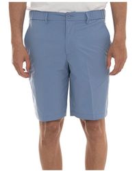 HUGO - Korte Broeken ,Blauw -Speedflex Bermuda Short - Lyst