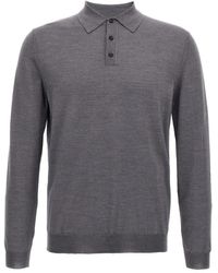 Zanone - Graue T-Shirts Und Polos - Lyst