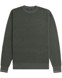 Fred Perry - Round-Neck Knitwear - Lyst