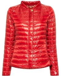 Herno - Jassen ,Rood ,Elena Down Jacket - Lyst