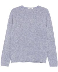 AURALEE - Round-Neck Knitwear - Lyst