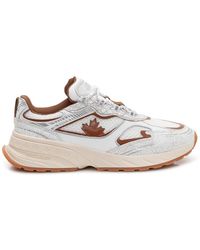 DSquared² - Schoenen ,Wit ,Leer Sprinter Sneaker - Lyst
