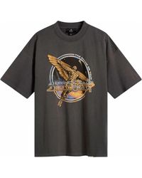 Represent - Tops ,Grijs ,Katoen T-Shirt - Lyst
