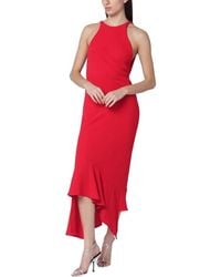 ANDAMANE - Carmen Asymmetrische Midi-Jurk Met Open Rug - Lyst