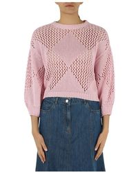 Emme Di Marella - Knitwear > round-neck knitwear - Lyst